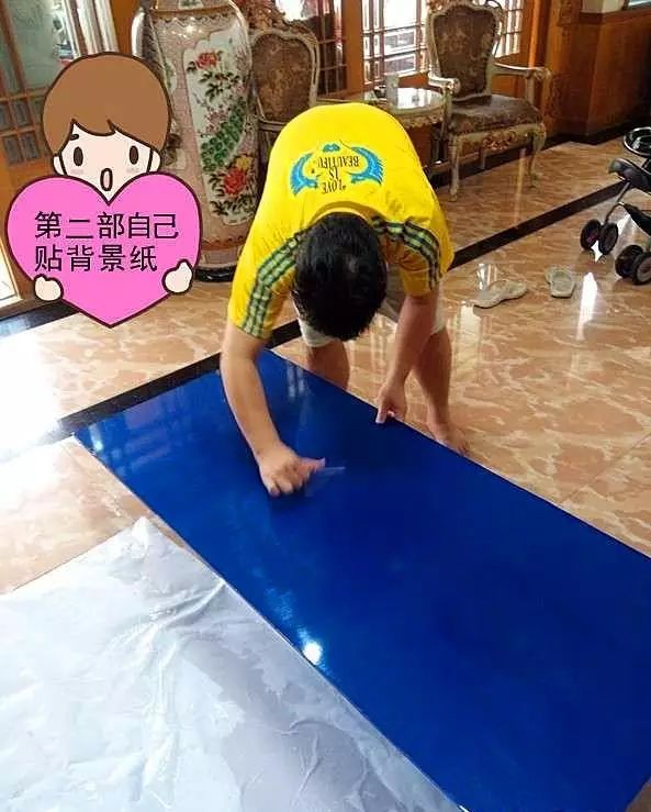 最简单的方法自制鱼缸背景,小型鱼缸制作全过程