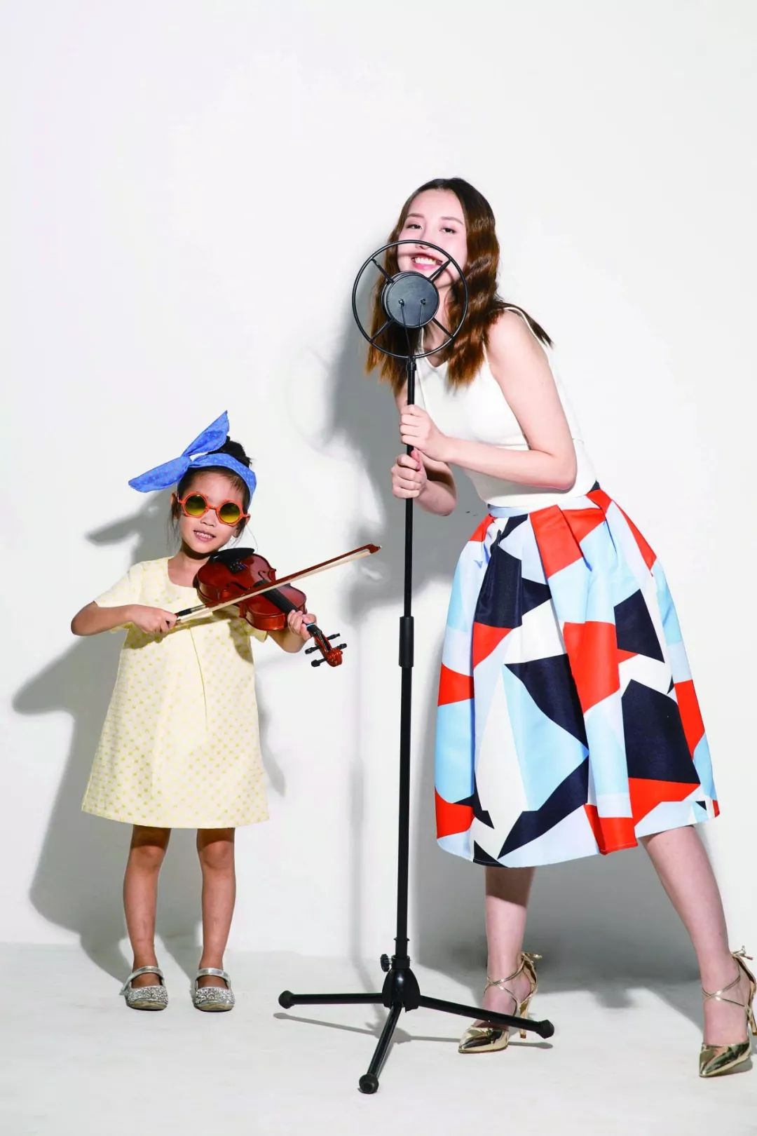 超模母亲教孩子,超模妈妈和女儿