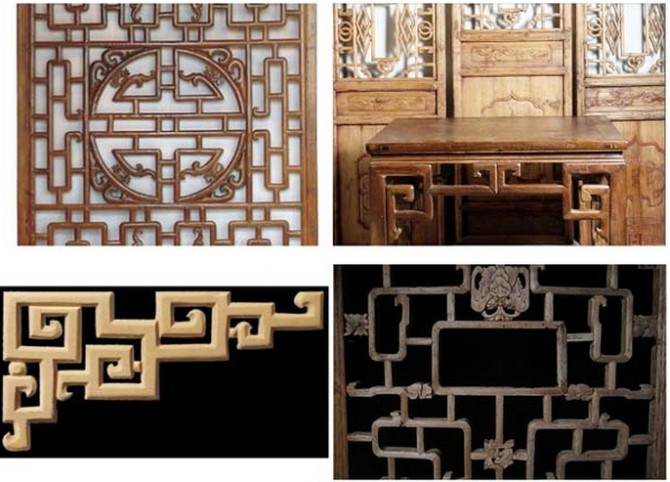中国家具史图片,中国家具雕刻的各种各样花纹寓意