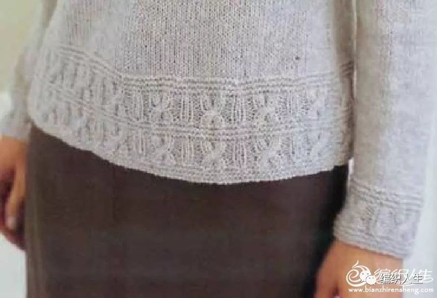 开叉直筒塌肩连衣裙+棒针小炫包，自己编织穿起来最大牌！