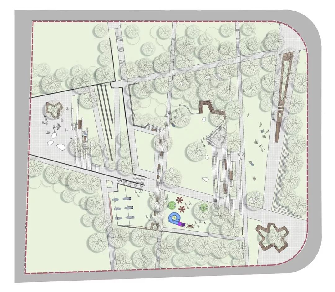 下沉空间的完美演绎｜上海虹桥协信中心
