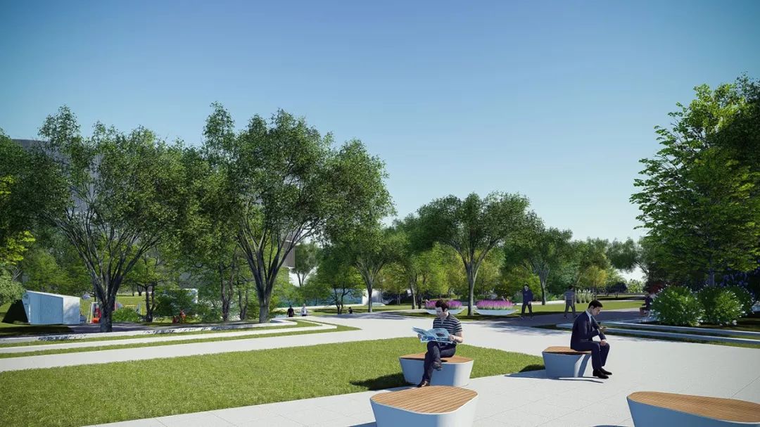 下沉空间的完美演绎｜上海虹桥协信中心