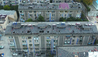 老旧小区整治蒋王庙14号：36岁小区换新颜