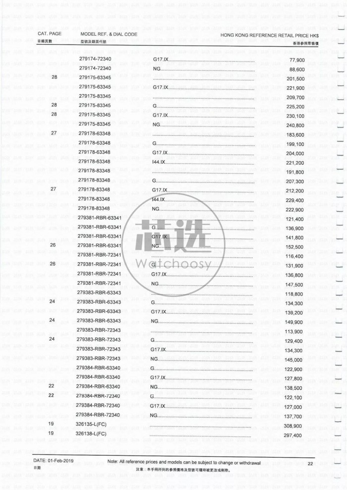 香港劳力士价格和内地差多少,香港劳力士最新价目表