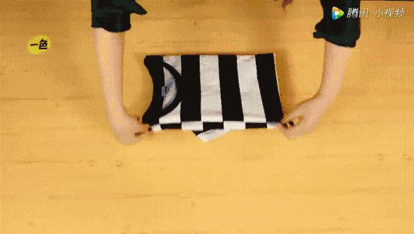 秋冬外套折叠收纳方法,阔腿裤的折叠方法秋冬