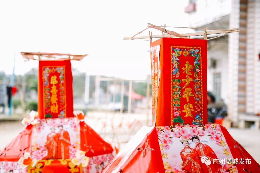 广州闽南传统大型花灯制作过程,派潭传统文化