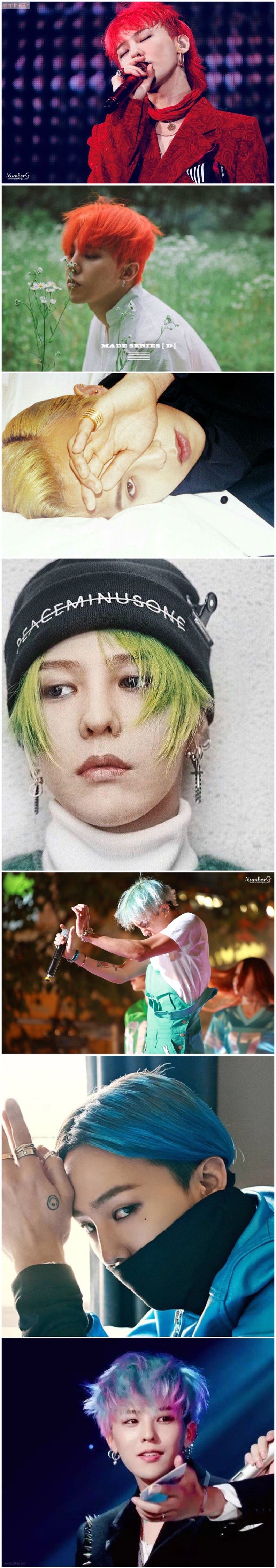 「BigBang」「分享」190219这是什么小仙子吗？无论什么发色都可以完美驾驭的鸡涌~