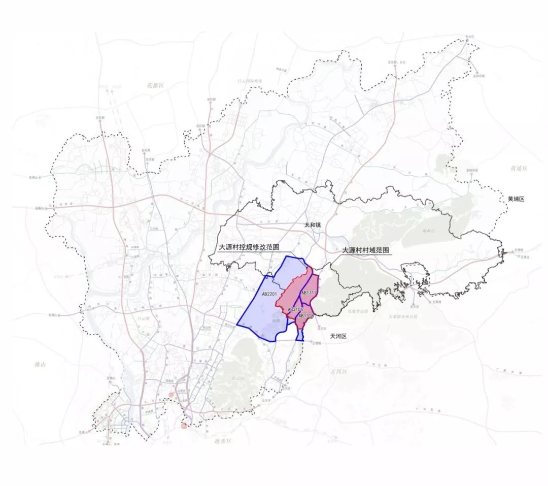 白云超大型村子,白云片区未来规划