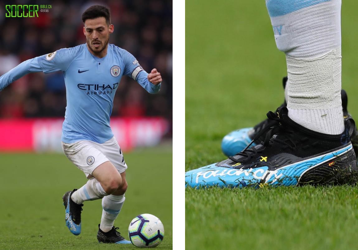 深度合作曼城球员换上定制版PUMA战靴