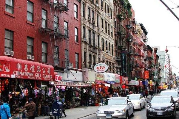 伦敦唐人街纽约唐人街,纽约唐人街和洛杉矶唐人街