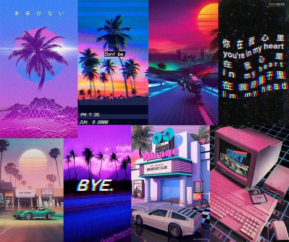 拍照蒸汽波,蒸汽波人像拍照