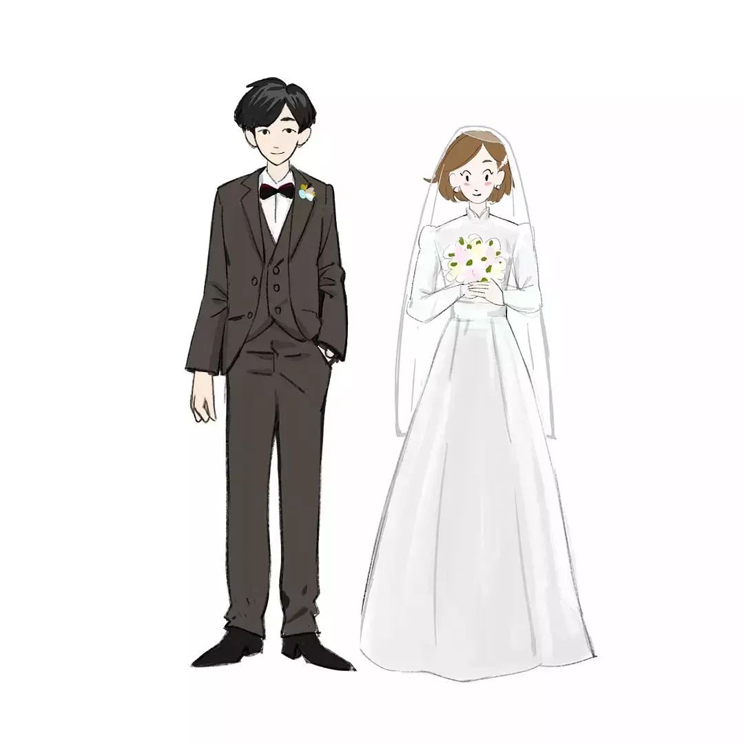 简单好看的婚纱画法,婚纱照风格搭配推荐