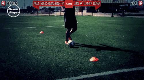 足球带球射门技巧,日本足球青训12种横向带球技巧