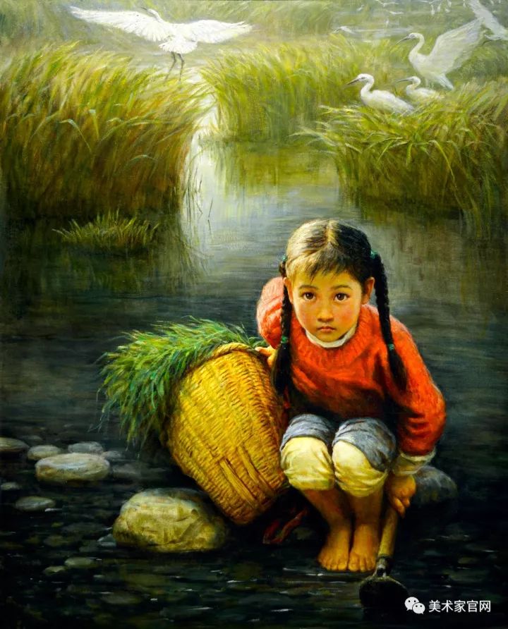 这是我见过最美的油画,日本女生最美的油画