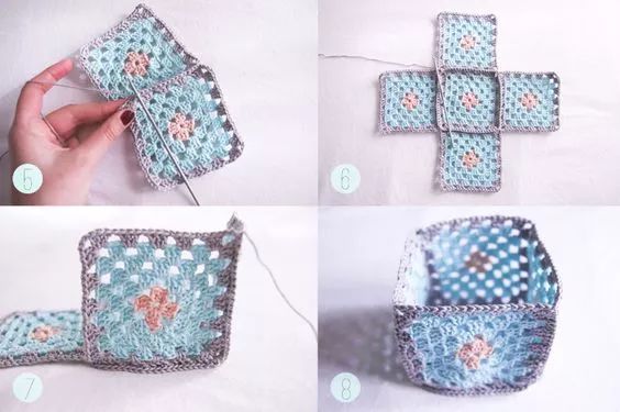 笔收纳袋小布袋,毛线钩笔袋的编织教程
