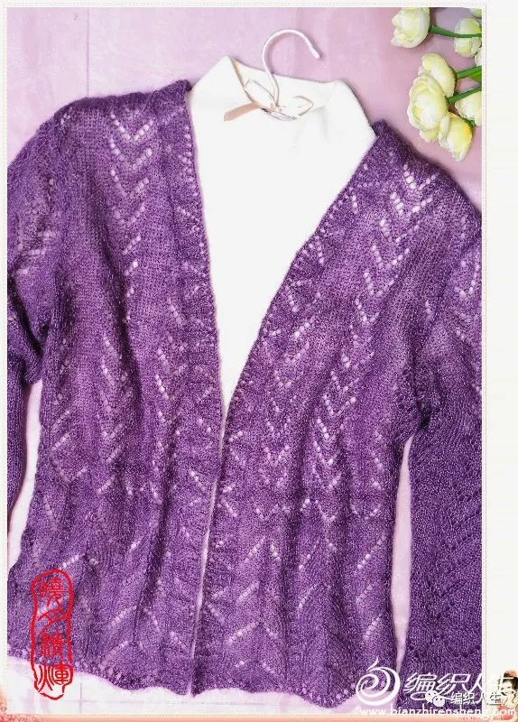 高档纯羊绒女式开衫编织,真丝针织开衫女薄款