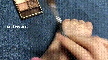 ins日杂清透眼妆适合居家的小仙女,教你两分钟就能搞定的眼妆画法