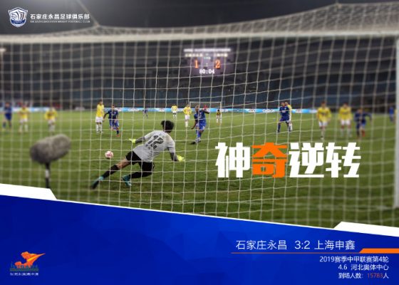 中甲石家庄永昌客场挑战上海申鑫,中甲永昌对上海申鑫2018