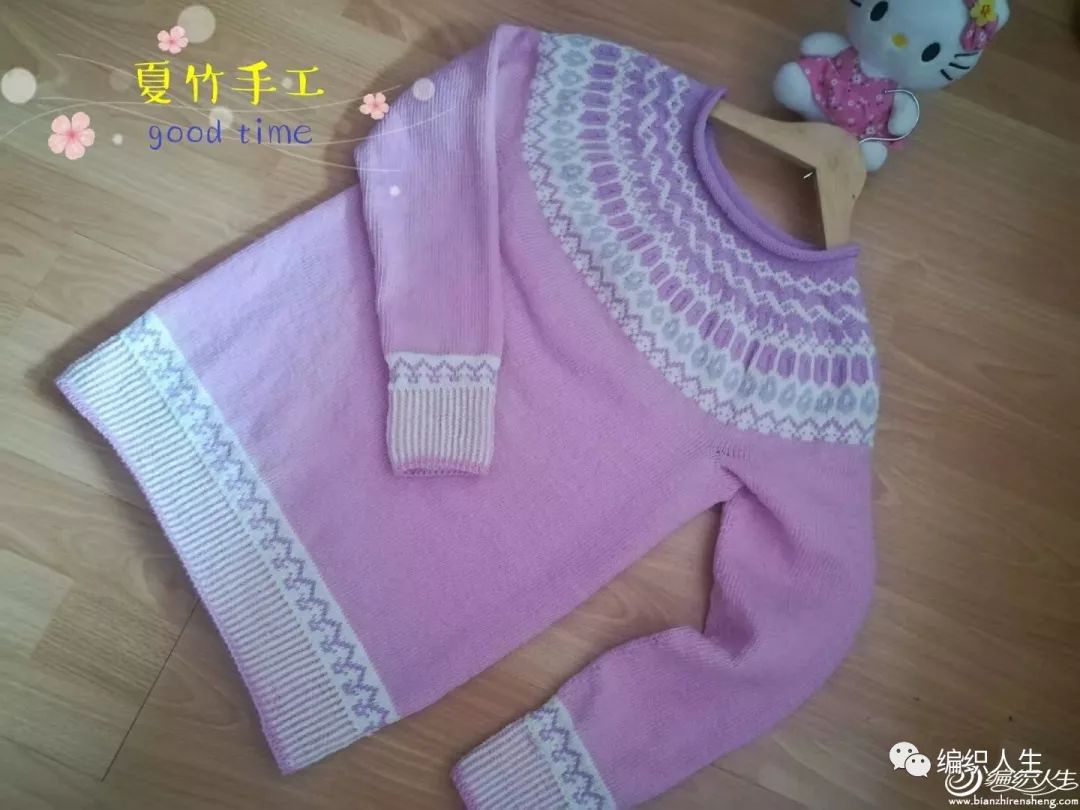 从上往下织套头休闲棒针毛衣样品,粗线棒针女士毛衣中长款的编织