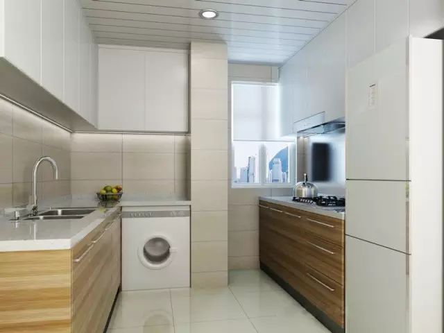 没有阳台怎么做洗衣房,楼梯下空间设计成洗衣房