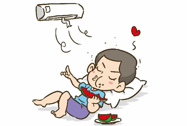 对着空调睡觉全身痒,对着空调睡4小时