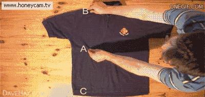 懒人叠衣服有妙招,衣服能叠成心形么