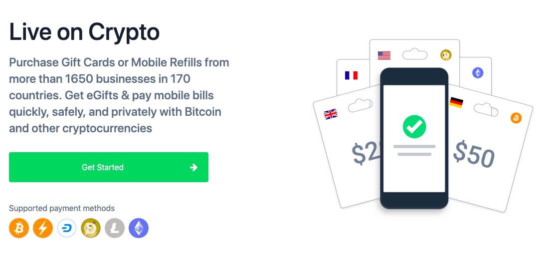闪电网络应用第一的「Bitrefill」，既可以买礼品卡还可以交话费