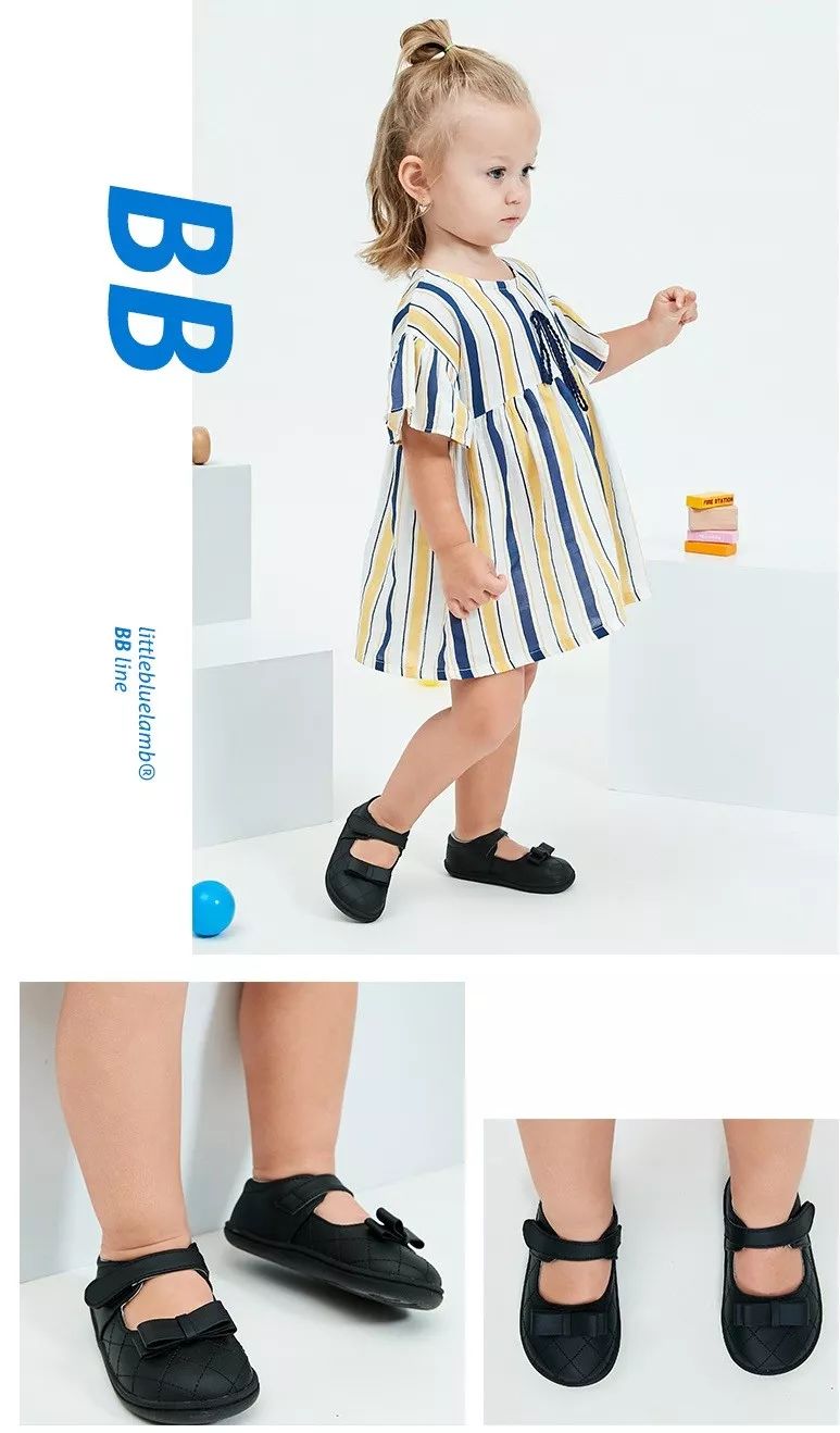 小蓝羊儿童凉鞋,舒适百搭不磨脚粗跟凉鞋推荐