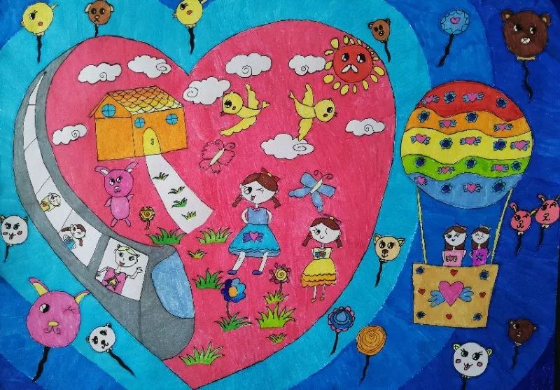 画火车大比拼！谁家娃这么优秀？