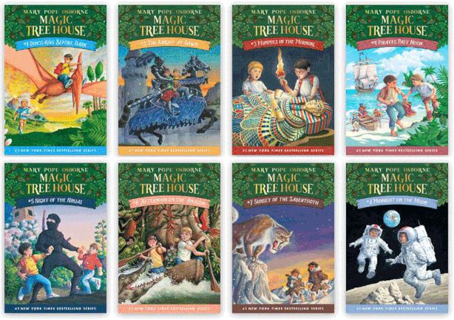 树屋英文原版书单推荐,英文童书神秘树屋