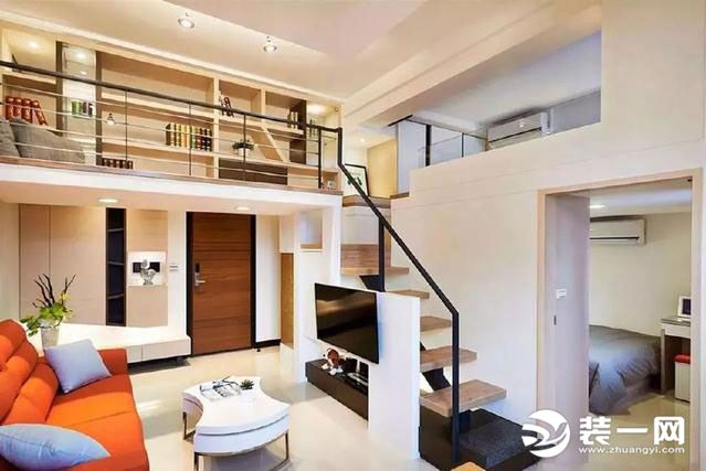 20-30平loft装修效果图,60平米层高4.5米loft装修效果图