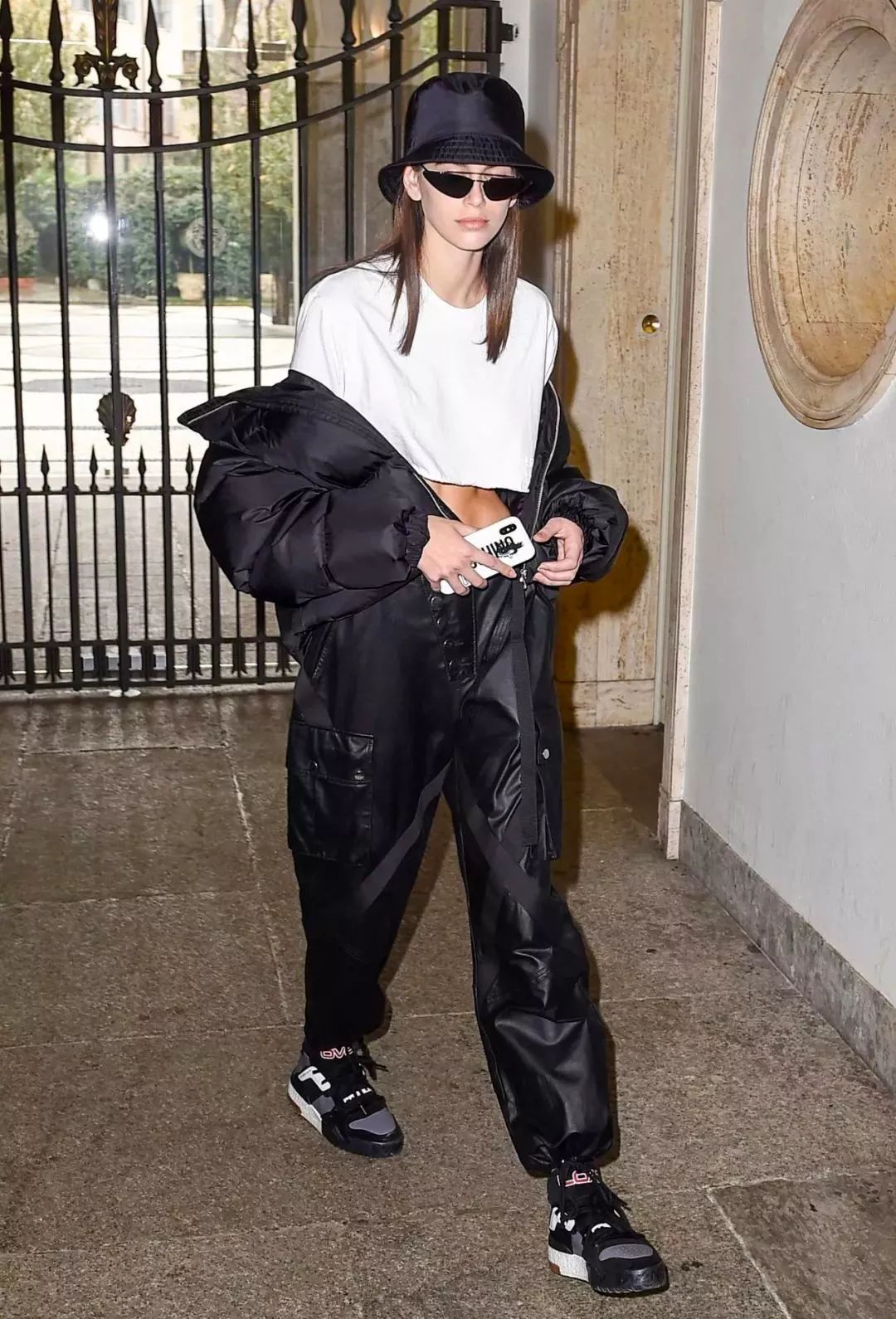 泫雅同款puma渔夫帽,ins港风街头百搭渔夫帽子