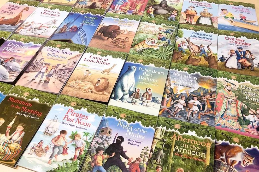 树屋英文原版书单推荐,英文童书神秘树屋