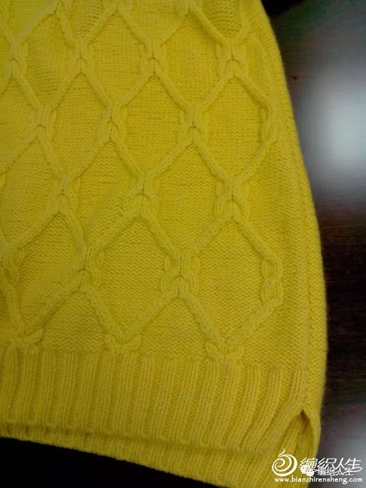 男士插肩袖扭花元宝针毛衣编织,插肩袖羊绒线薄款手工织毛衣教程