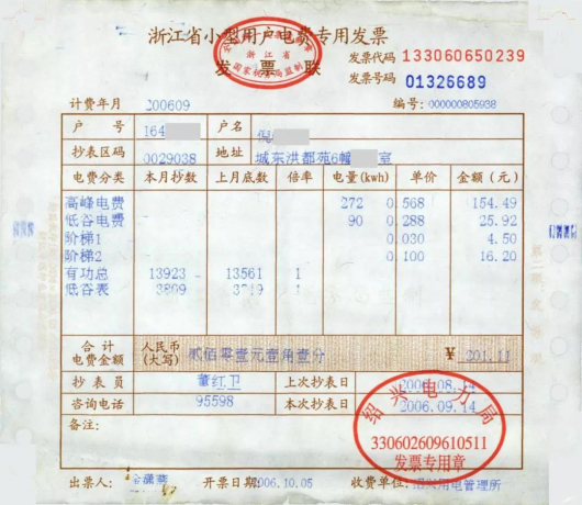 攒了80多年的电费单告诉你中国的电价