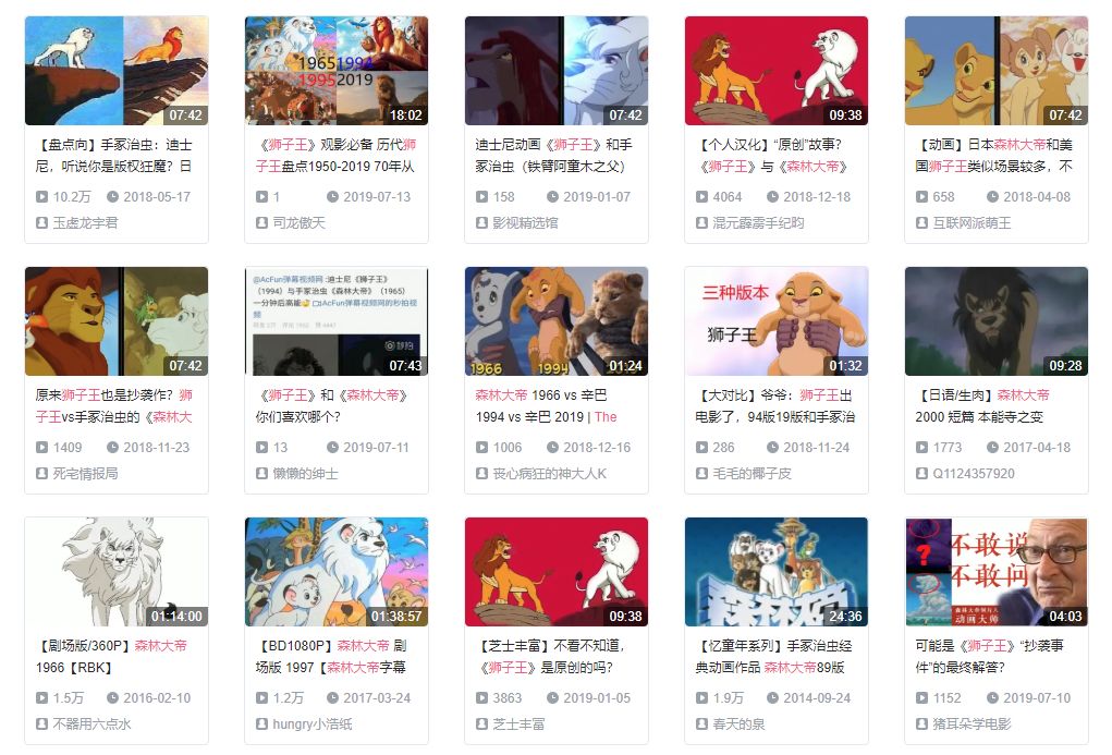 狮子王抄袭哪个动画片,狮子王是抄袭的吗