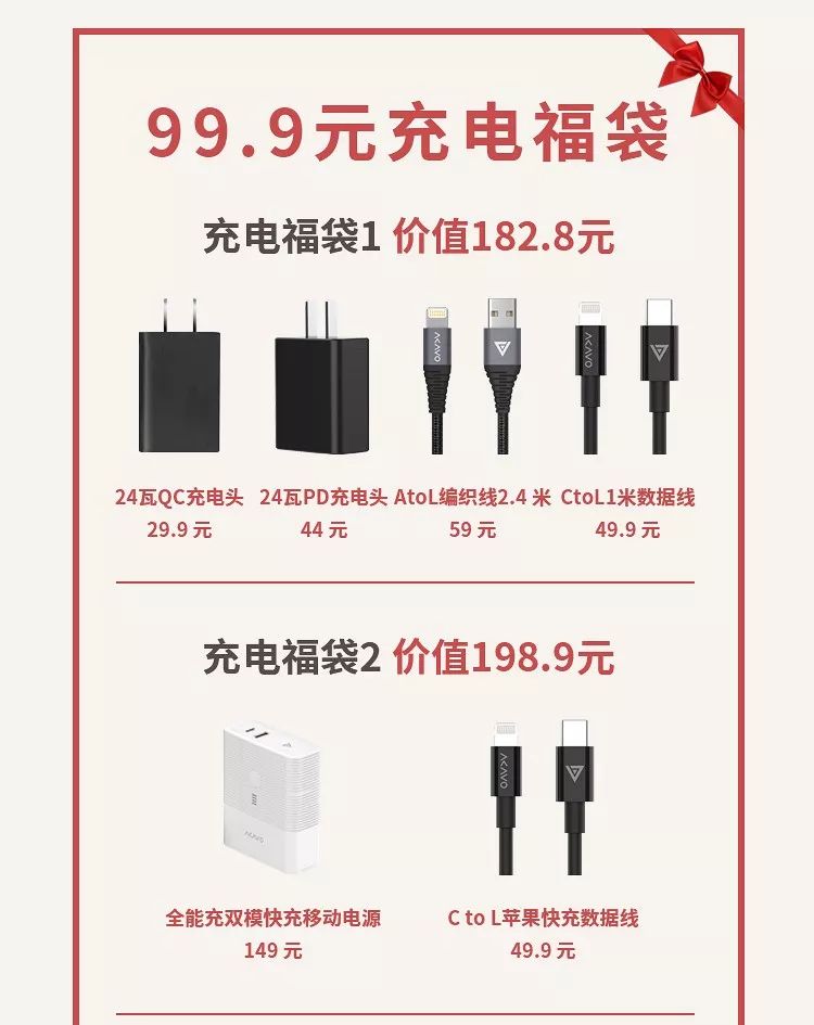 「福袋」再次来袭：超值配件礼包 3.3 折起，加 6 元包顺丰