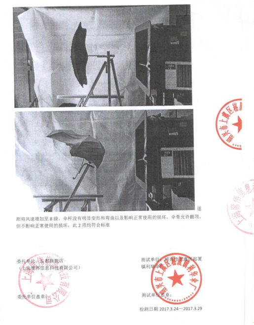 能抗8级大风和车压的暴风伞测评,硬汉级暴雨伞