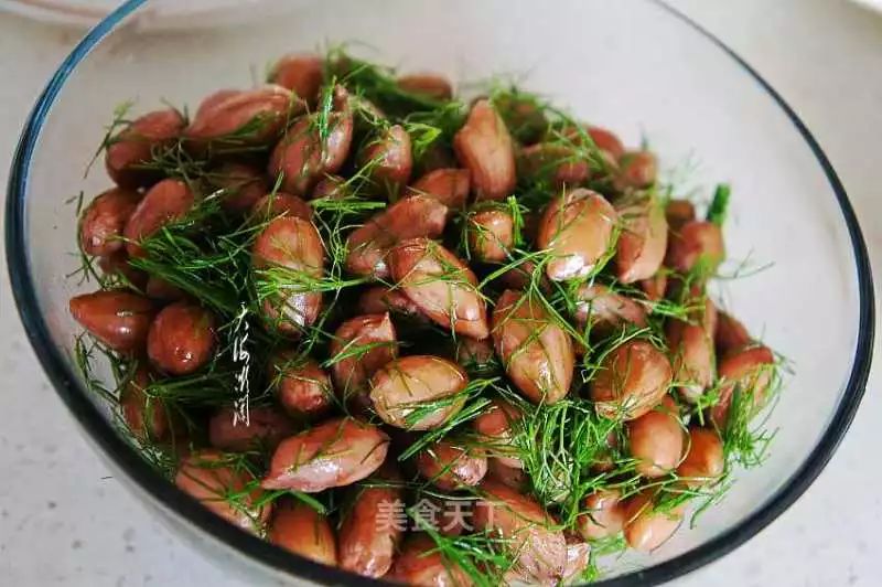茴香花生米凉拌,茴香油炸花生米