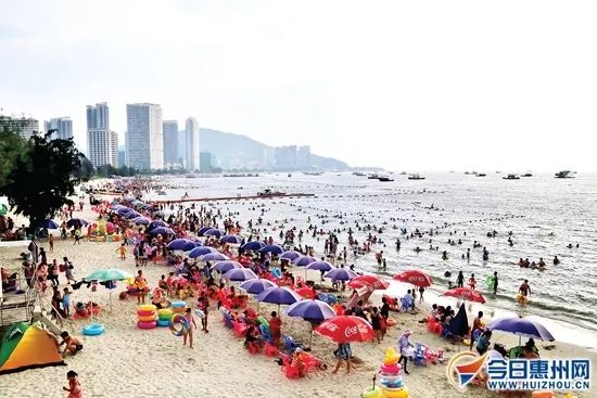 限行政策调整后，巽寮游客火爆