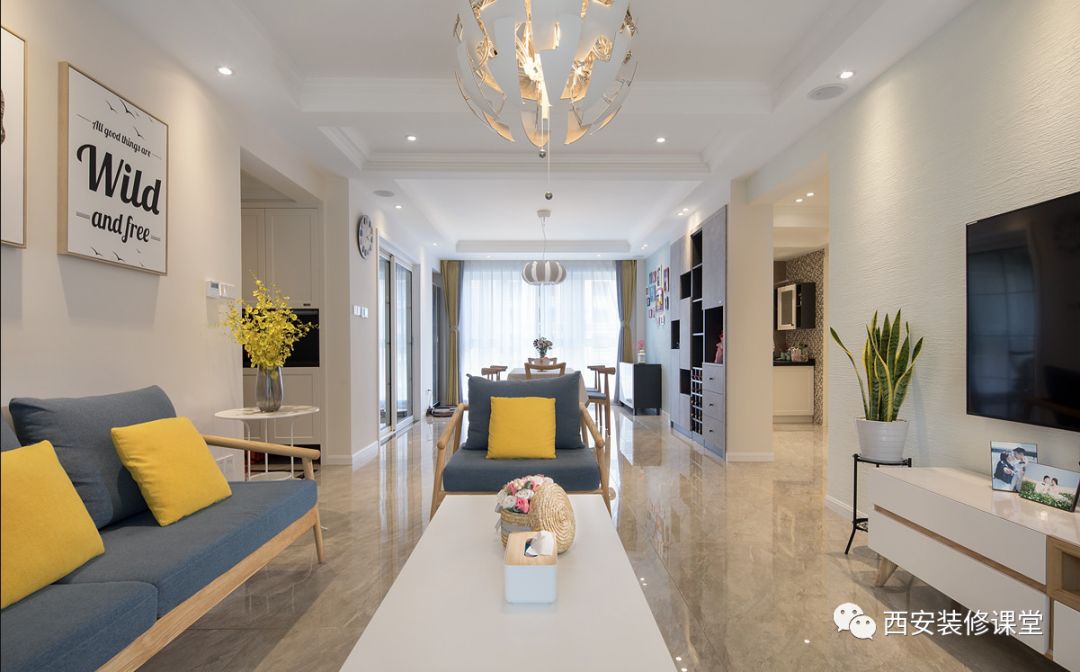 130m轻奢,130平北欧现代简约风