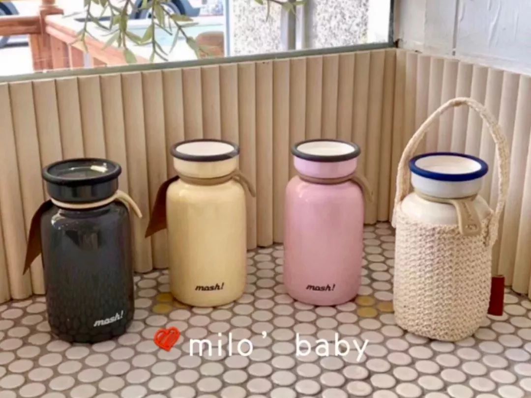 冬季高颜值水杯保温杯ins风,日系超萌保温杯