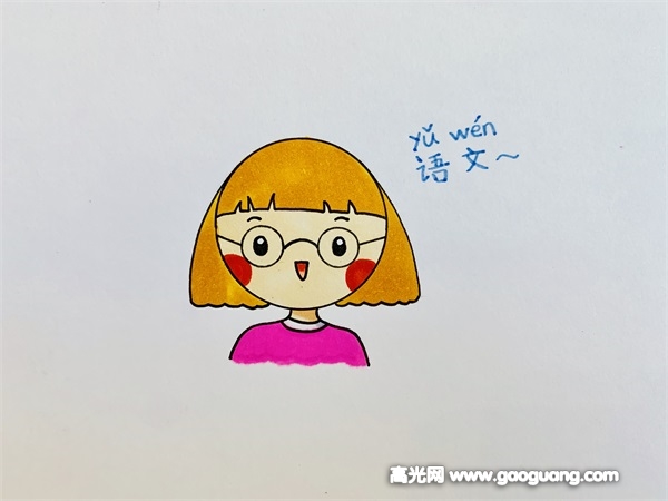语文书画法简笔画,100种可爱的小女生简笔画画法