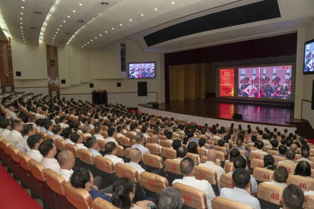 国庆70周年升旗仪式,广州海珠广场国庆70周年升旗仪式