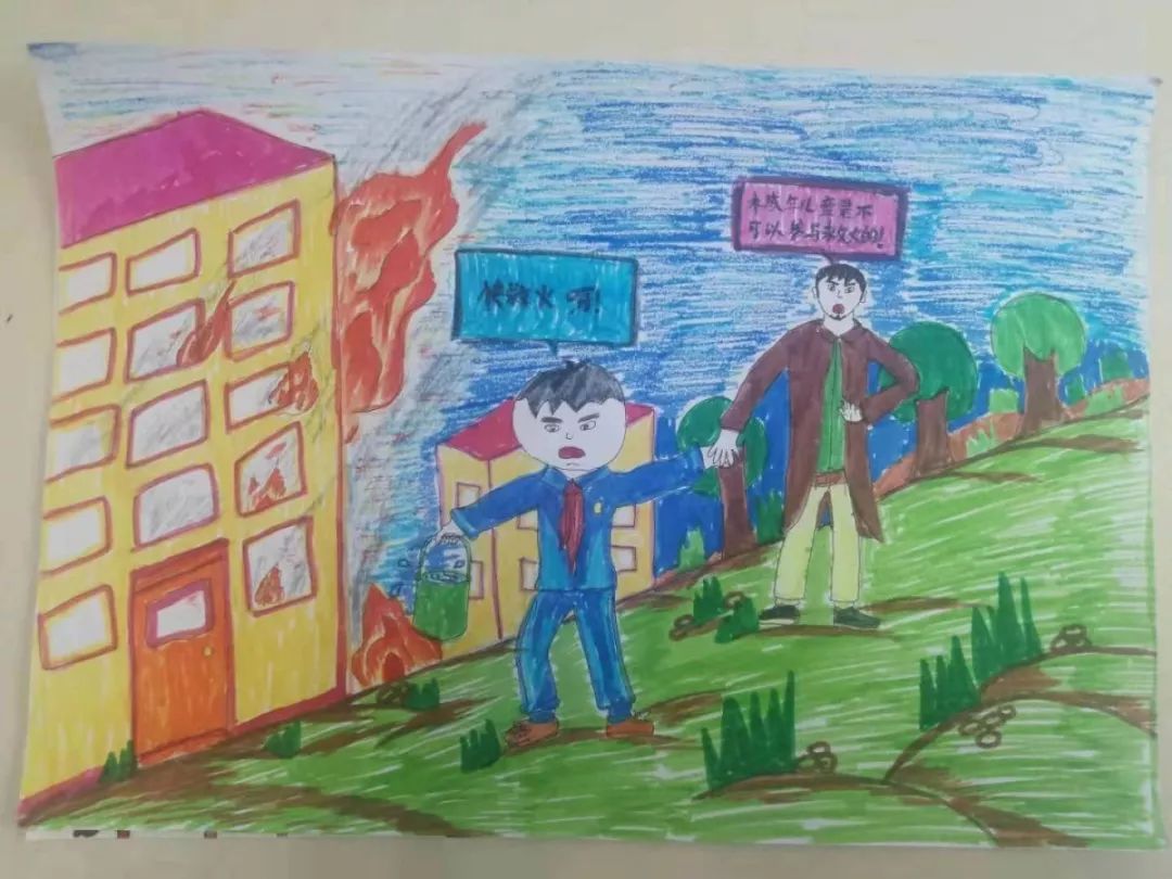 小学生惊艳绘画,高质量小学生绘画作品