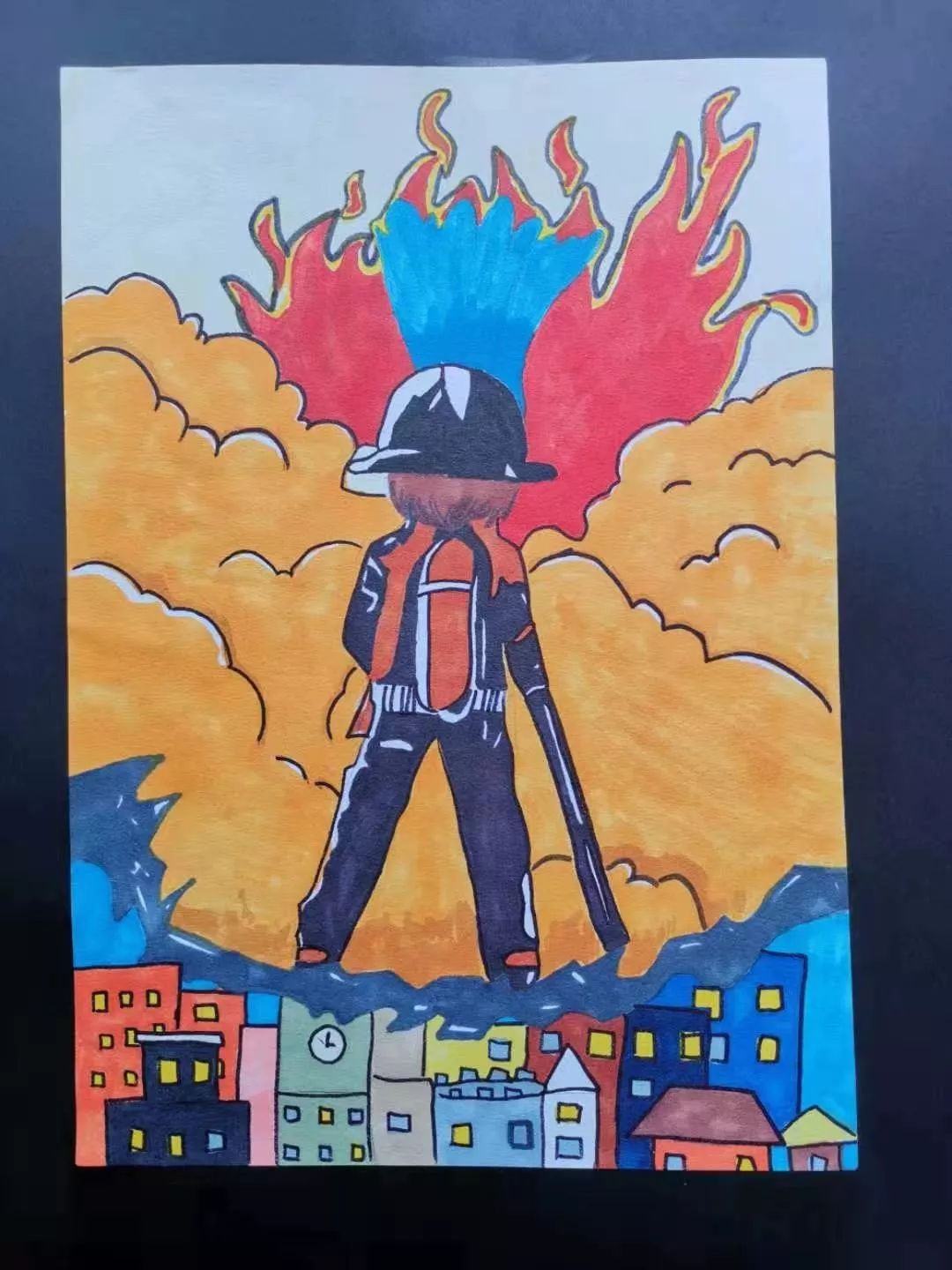 小学生惊艳绘画,高质量小学生绘画作品