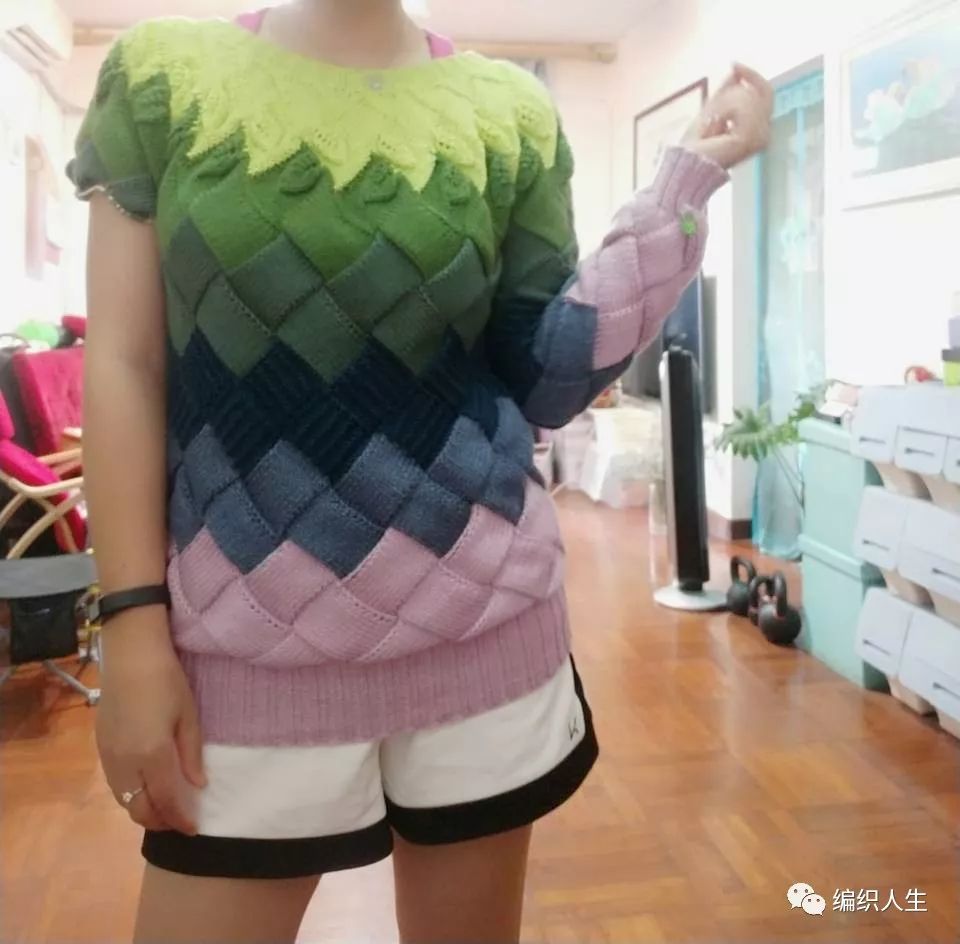 日本白桦正针毛衣编织视频,白桦裙子编织详细教程