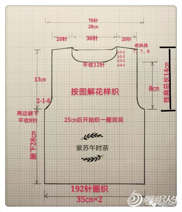 从下往上织的宝宝毛线背心裙教程,简单漂亮钩针宝宝背心裙