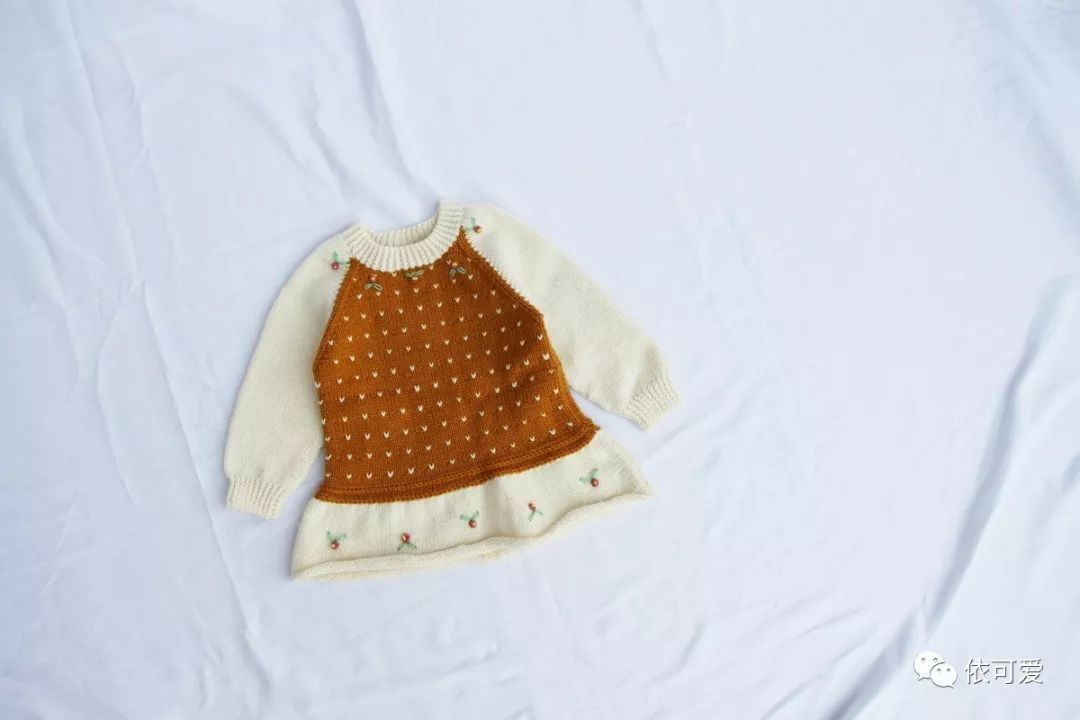 拼色儿童毛衣编织教程满天星,小孩外套毛衣编织教程满天星