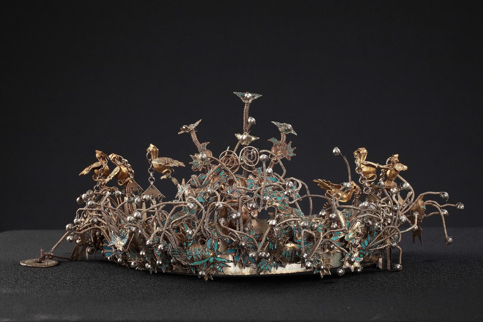 博物馆藏品银饰,博物珠宝